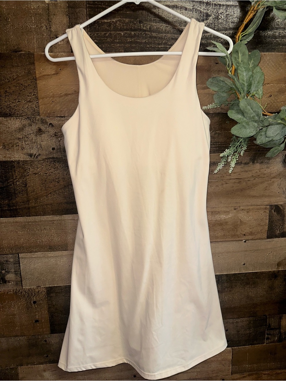 Light Peach Mono B Athletic Dress, Size m